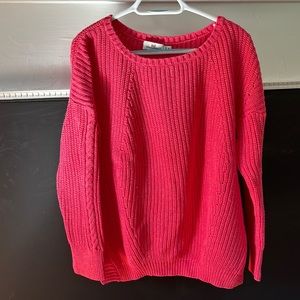 Vineyard vines coral knit sweater